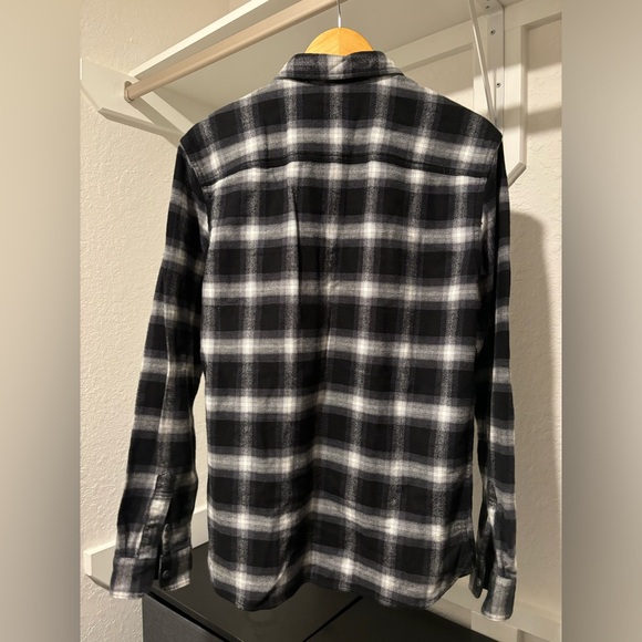 ALLSAINTS Windham Slim Fit Plaid Long Sleeve Shirt Sz S - Picture 9 of 9
